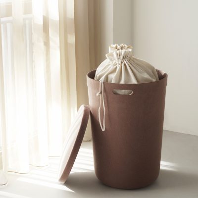 HIDE Laundry Basket, Brown
