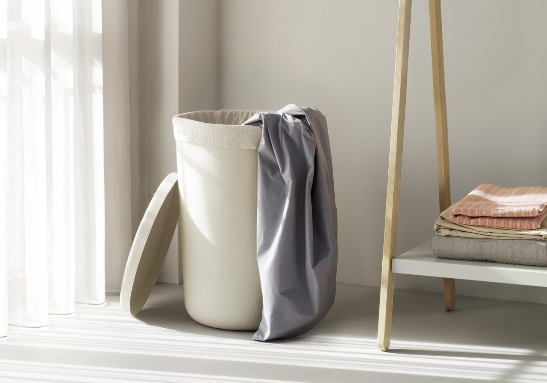 HIDE Laundry Basket, Cotton Liner