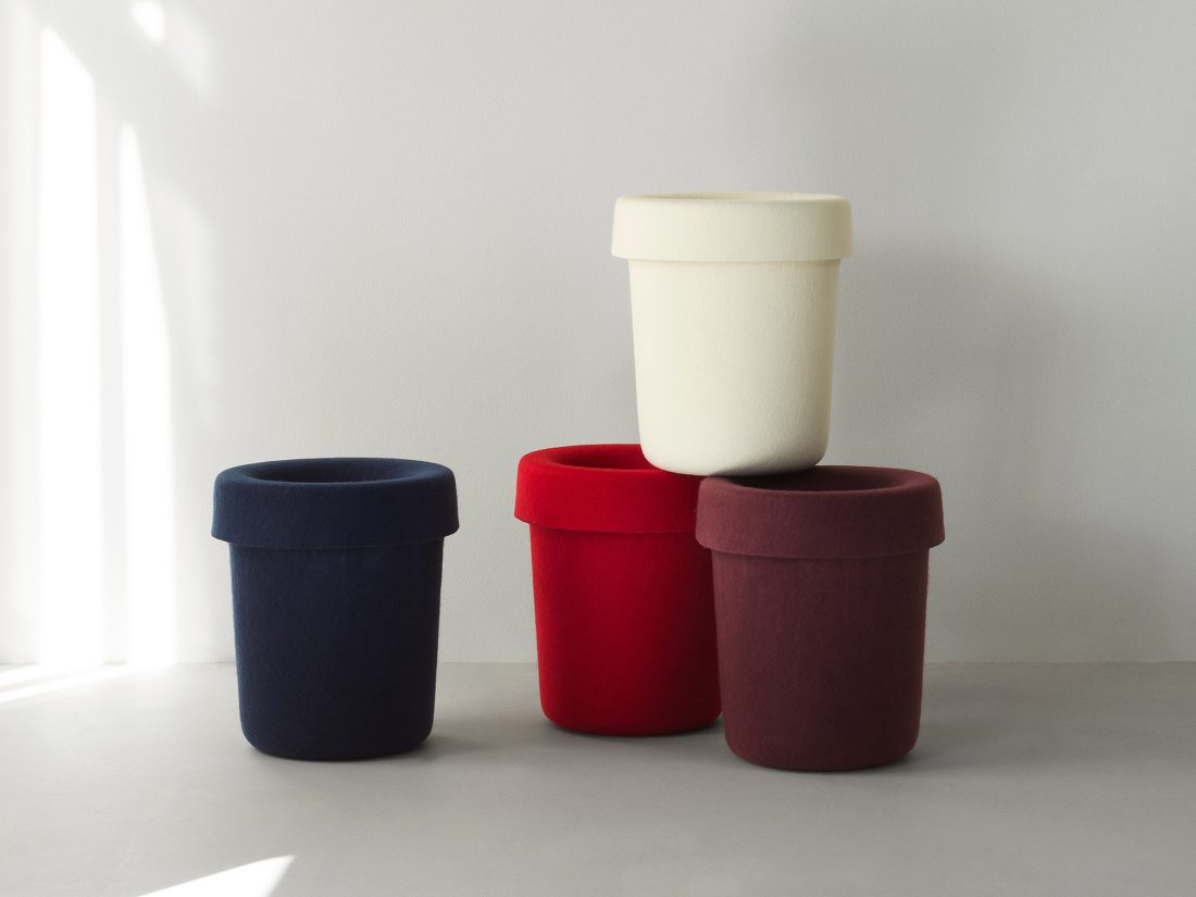HIDE Office Bin Off, Dark Blue