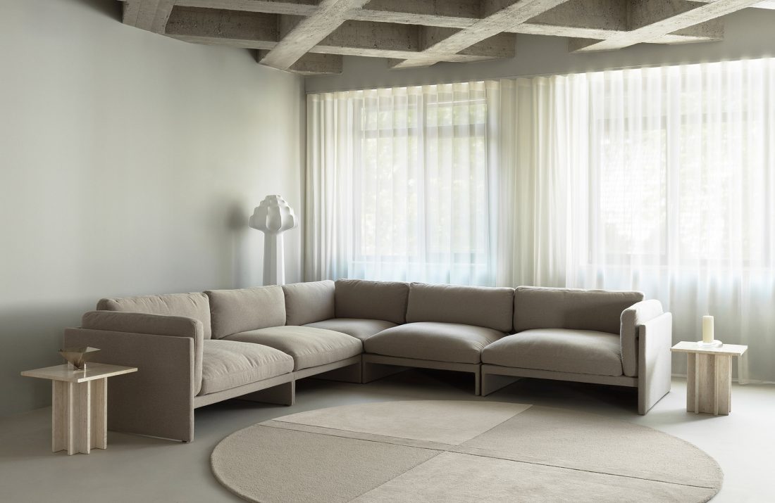 LEVEL Rug Ø280, Warm Grey
