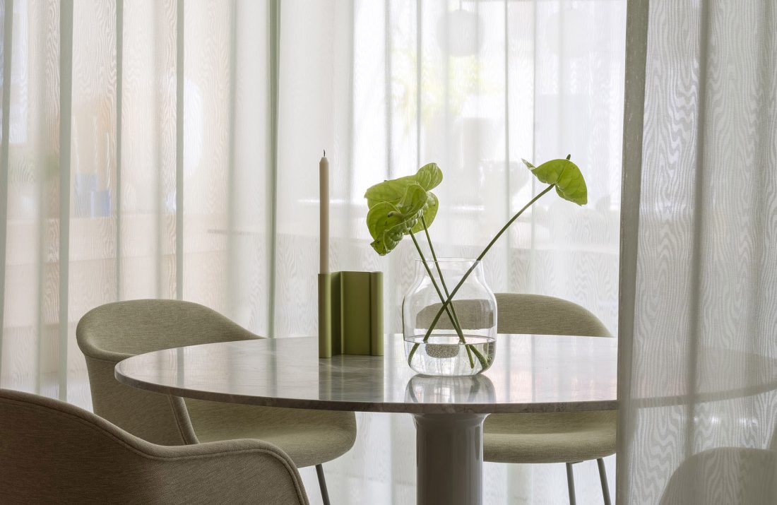 PAIR Candleholder H:18, Green