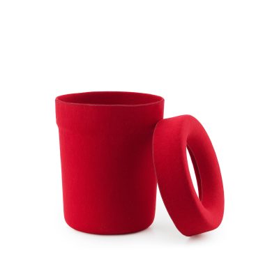 HIDE Office Bin Off, Bright Red