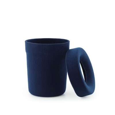 HIDE Office Bin Off, Dark Blue