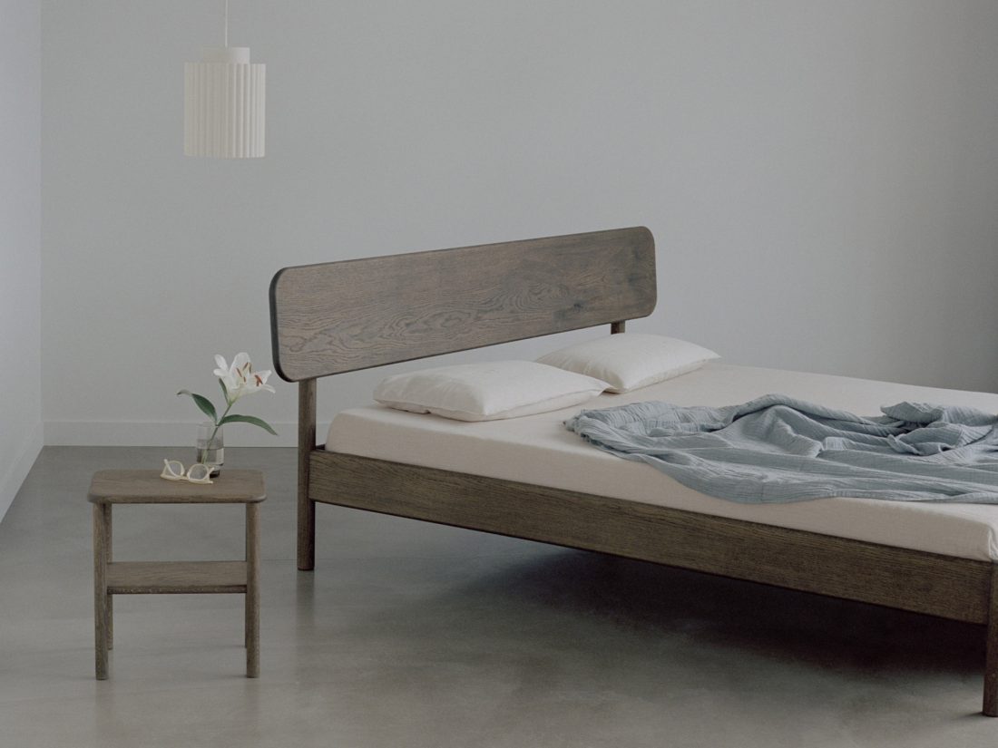 ALLING Side Table, Smoked Oak