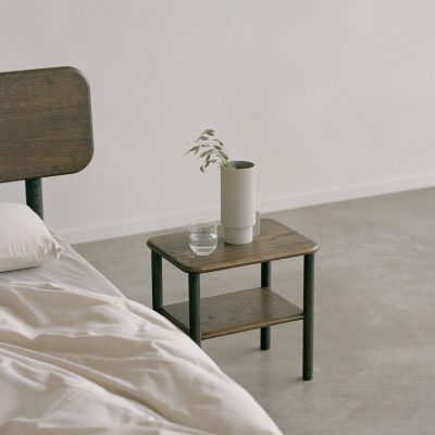 ALLING Side Table, Smoked Oak