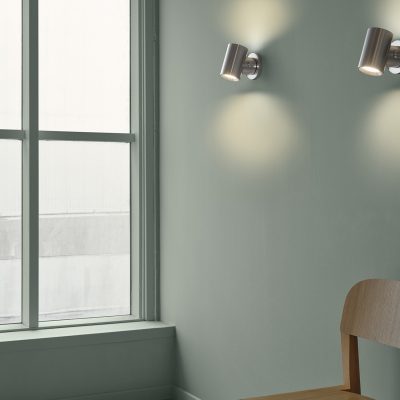 BEAM Wall Lamp, Polished Aluminium