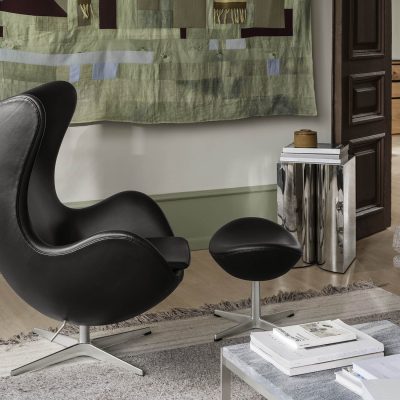 EGG™ Footstool 3127, Fabric Christianshavn