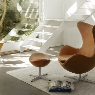EGG™ Footstool 3127, Fabric Christianshavn