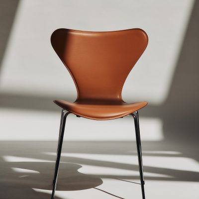 SERIES 7™ 3107 Chair Sewn Edge, Harness leather / Saddle Brown