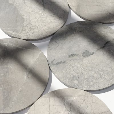 MIDST Table Ø140, Grey Marble