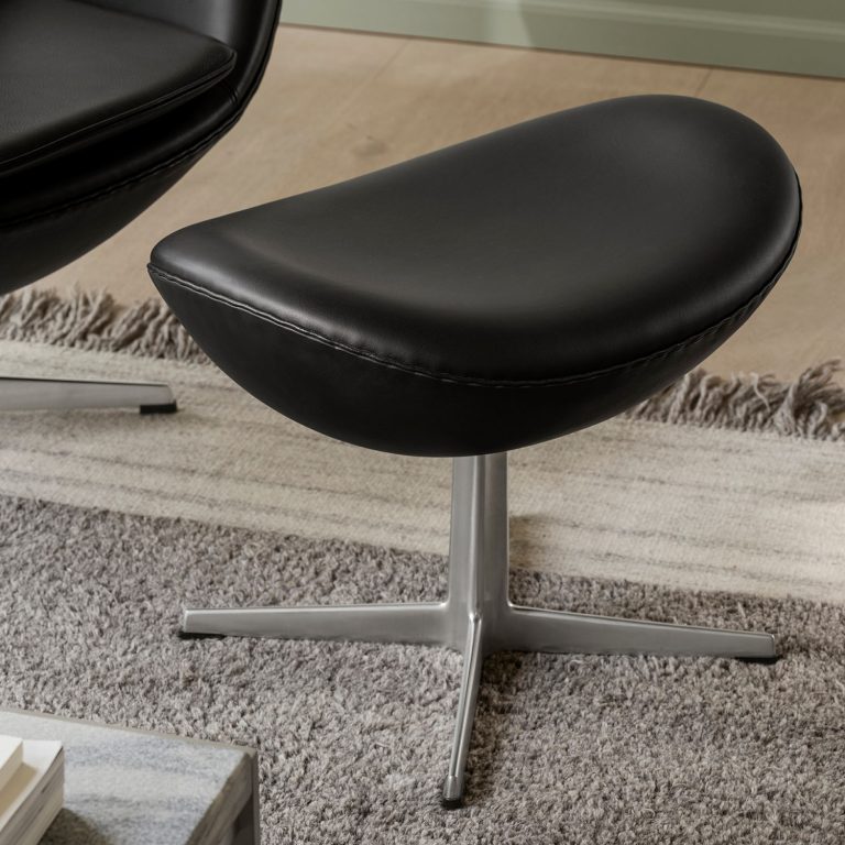 EGG™ Footstool 3127, Leather