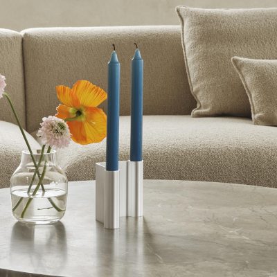 PAIR Candleholder H:18, Green