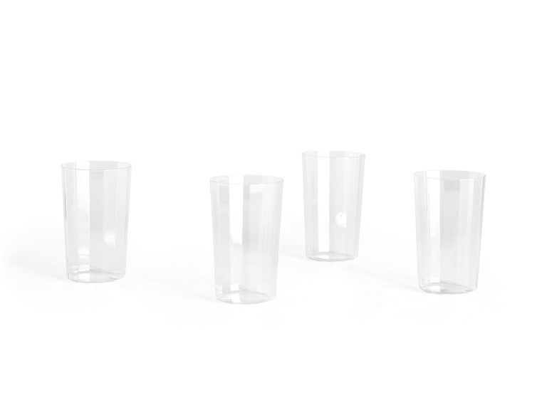 ANGLE Glass L Set of 4