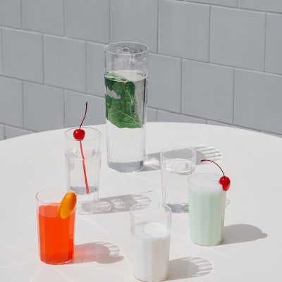 ANGLE Glass Tall Set of 4