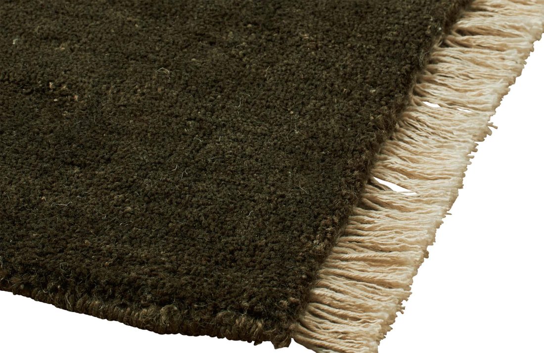FIRTH Jut Rug, Dark Olive
