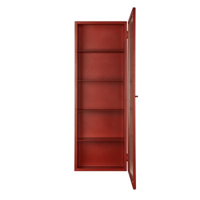 HAZE Wall Cabinet Tall, Reeded Glass