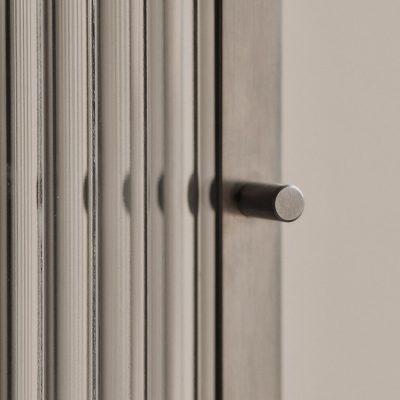 HAZE Wall Cabinet Tall, Reeded Glass