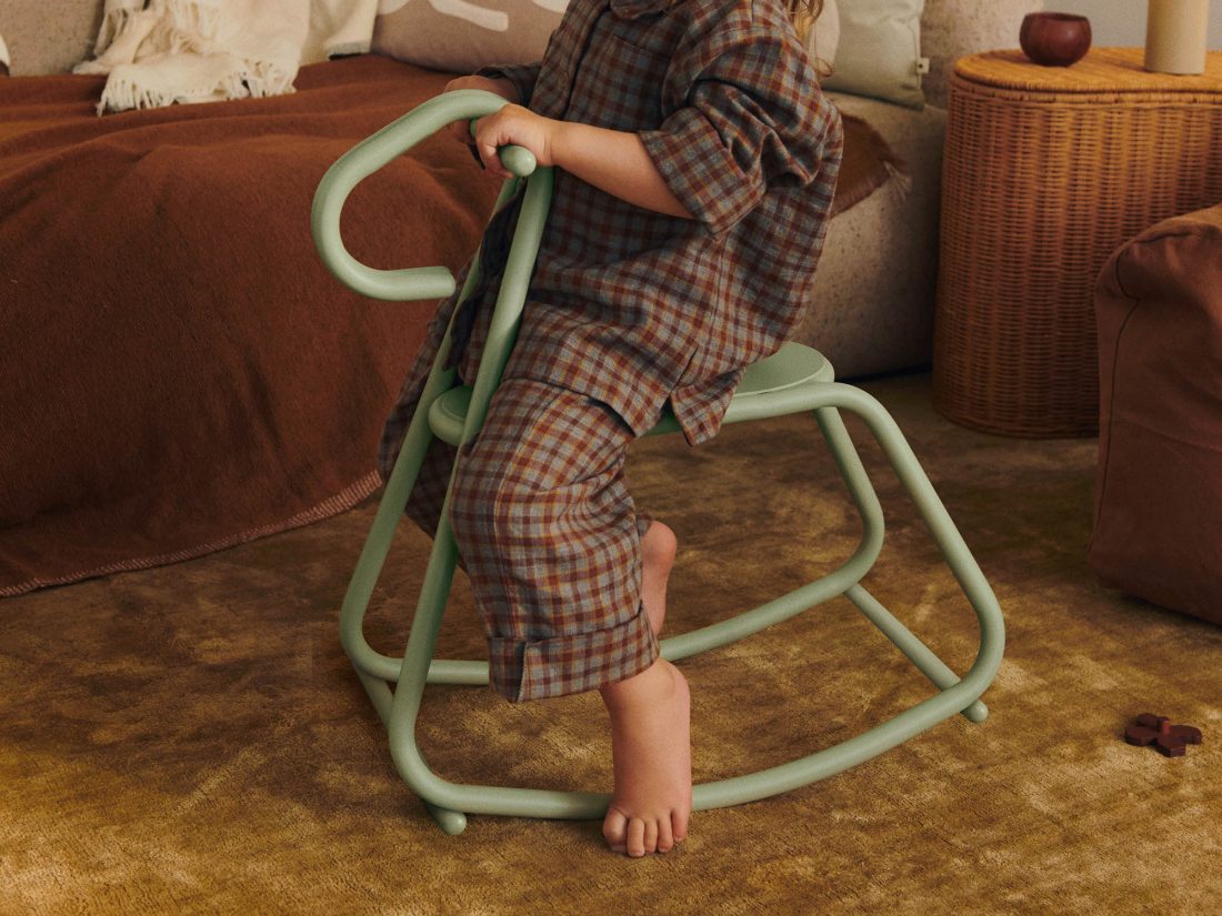 LUSSI Rocking Horse, Rose