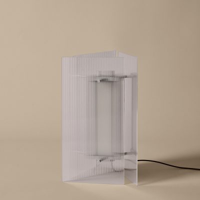 OESTE Table Lamp, Clear Glass