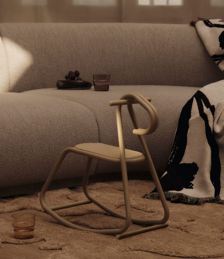 LUSSI Rocking Horse, Rose