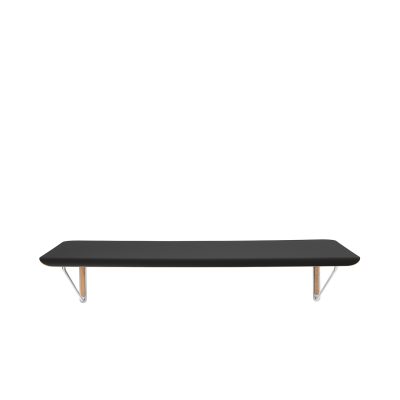 AB019 | Wall Desk Oak/Black Laminate