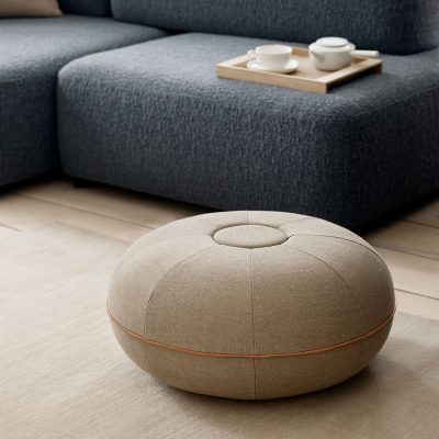 POUF Large, Natural Linen