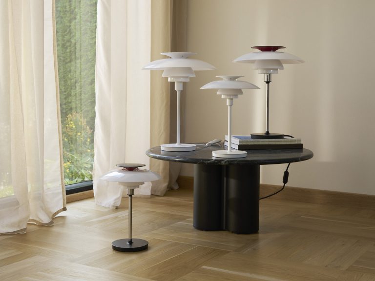 PH 80 Portable, Opal White/High Lustre Chrome Plated