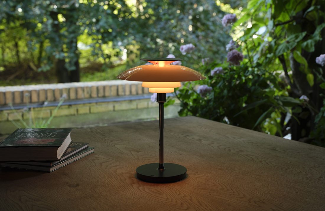 PH 80 Portable, Opal White/High Lustre Chrome Plated