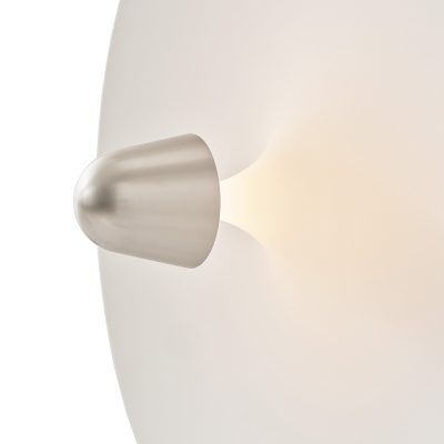 KANTARELL Wall/Ceiling Lamp, Nickel