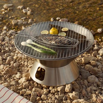 OUTDOOR MARKET BBQ Fish Grill