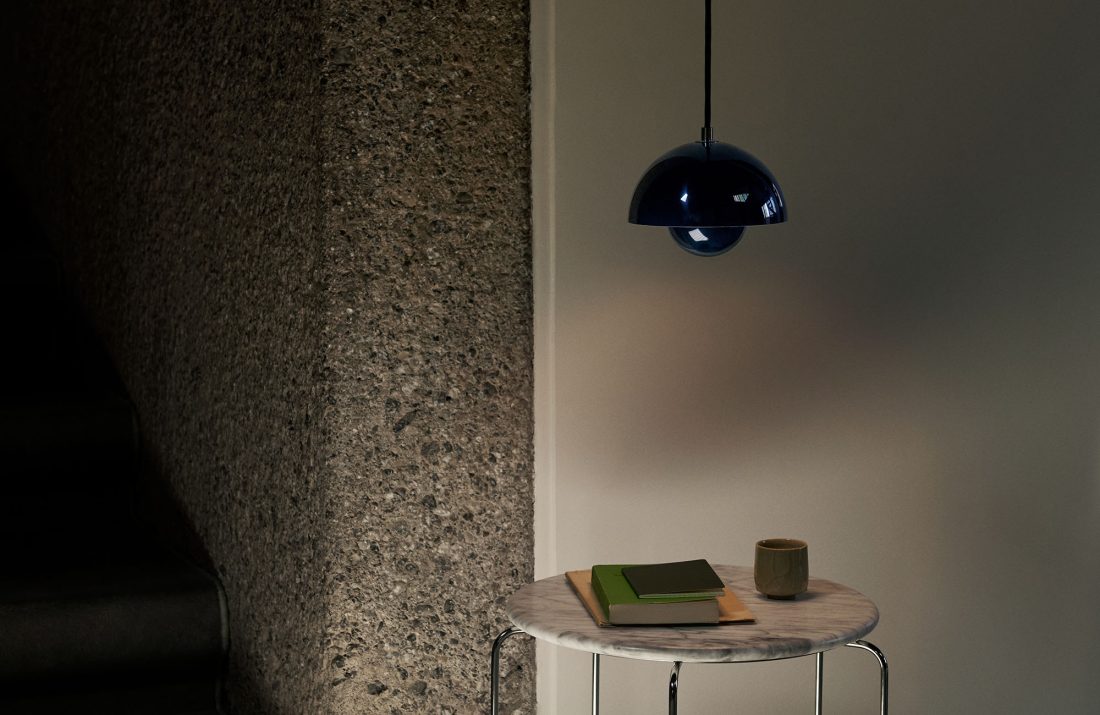 FLOWERPOT VP10, Steel Blue