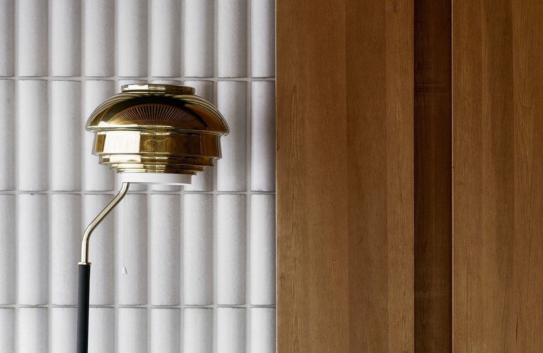 Floor Light A808, Brass