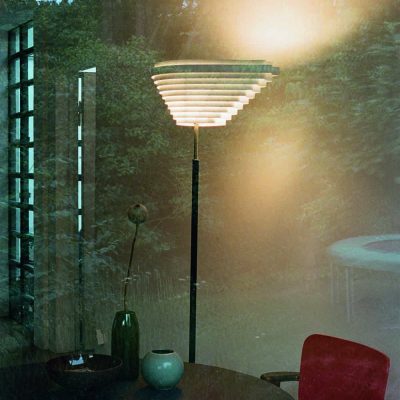 Floor Light A805 "Angel Wing", Nickel