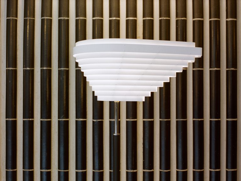 Floor Light A805 "Angel Wing", Nickel