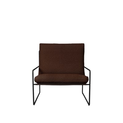 DESERT 1 Seater, Pure Bouclé Chestnut