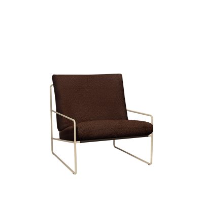DESERT 1 Seater, Pure Bouclé Chestnut