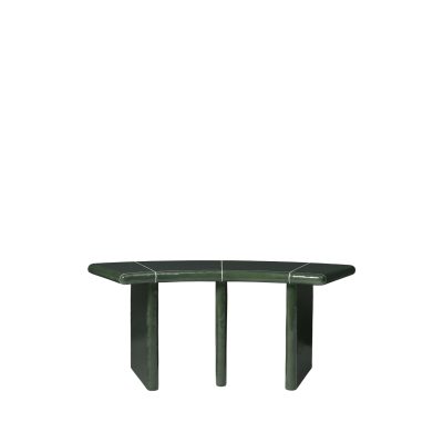 DEYA Curved Bench, Dark Green