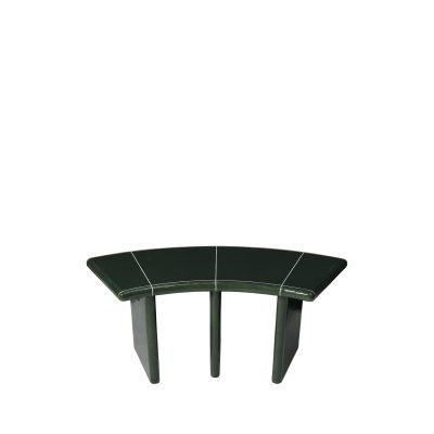DEYA Curved Bench, Dark Green
