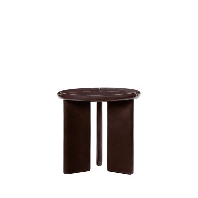 DEYA Side Table, Chestnut Brown