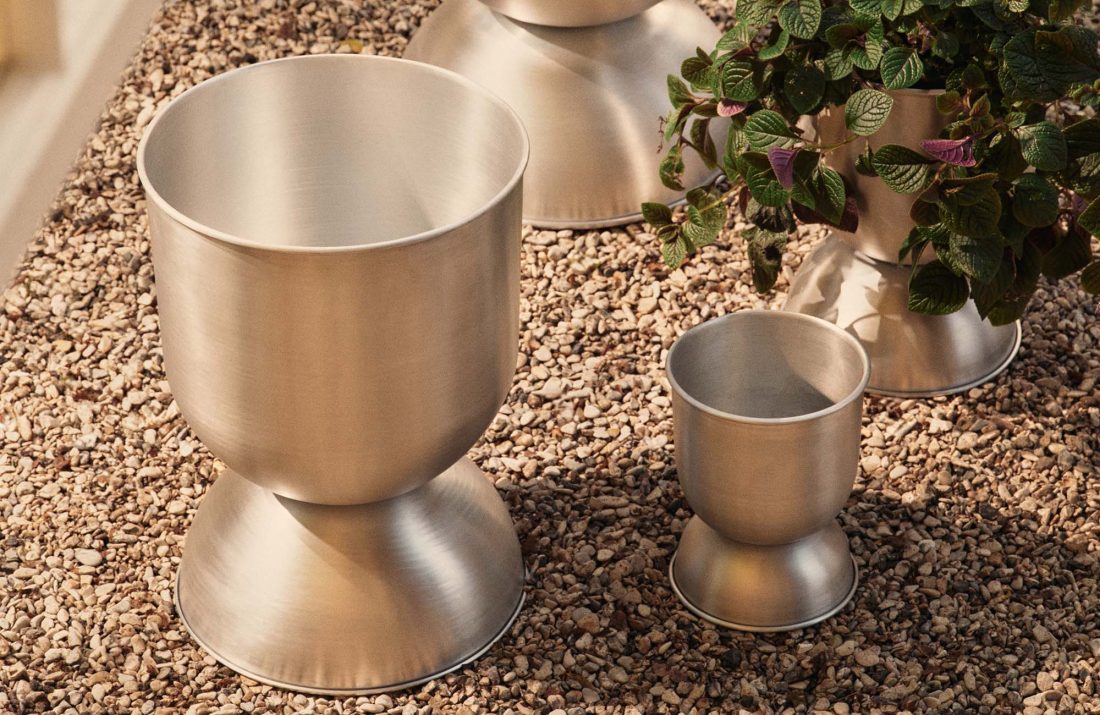 HOURGLASS Pot Aluminium, Small