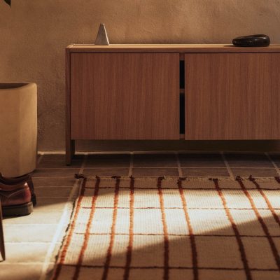 SEN Runner, Parchment/Indigo