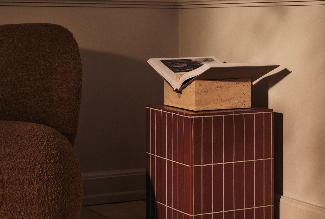 PILLAR Side Table, Brown