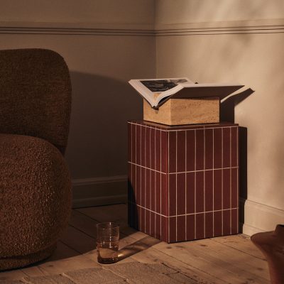 PILLAR Side Table, Dark Green
