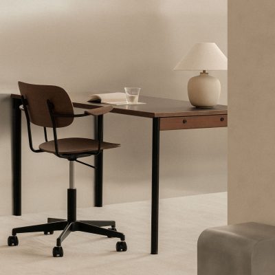 CO Task Chair w. Arms, Uph. Seat