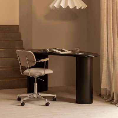 CO Task Chair w. Arms, Uph. Seat
