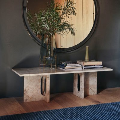 ANDROGYNE Lounge Table, Stone/Marble