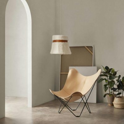 BUTTERFLY Chair, Leather/Black