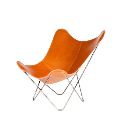 BUTTERFLY Chair, Leather/Chrome