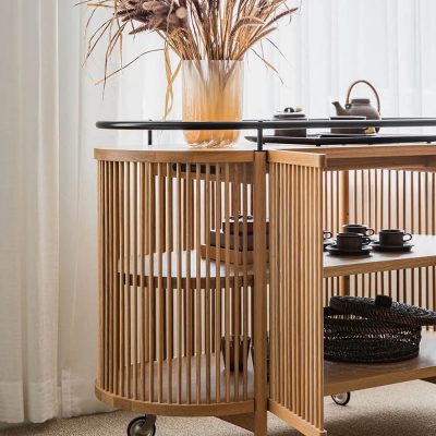 BASTONE Drinks Trolley w. Doors