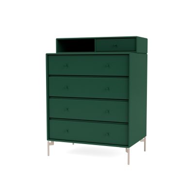 KEEP Chest of Drawers,Pine/Mushroom Legs
